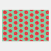 Frohe Weihnachts-Set Matte 19" x 29" Geschenkpapier Set (Vorderseite 3)