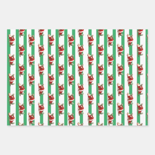 Frohe Weihnachts-Set Matte 19" x 29" Geschenkpapier Set (Vorderseite 2)