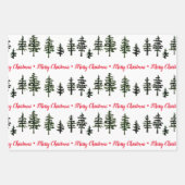 Frohe Weihnachts-Set Matte 19" x 29" Geschenkpapier Set (Vorderseite)