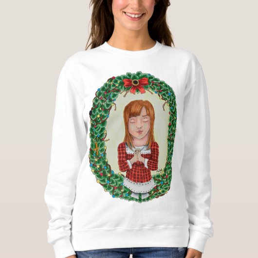 Frohe Weihnachts-Shirt Sweatshirt (Vorderseite)