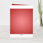 Frohe Weihnachts Siegel Grußkarte Vorlage (Rückseite)