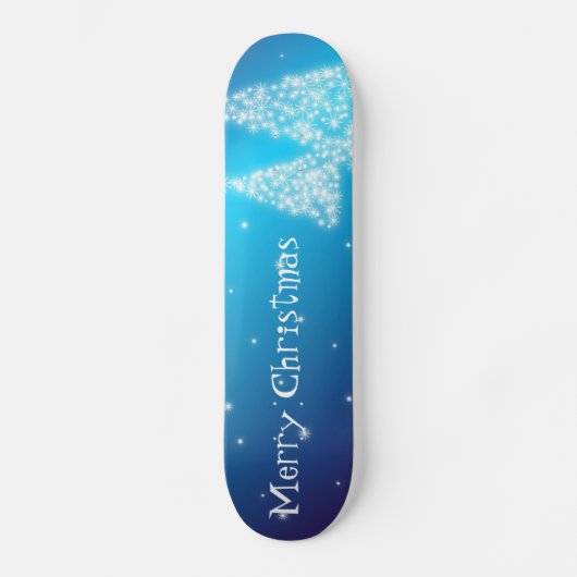 Frohe Weihnachts-Skateboard Skateboard (Vorderseite)