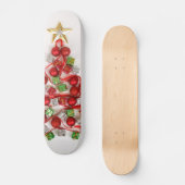 Frohe Weihnachts-Skateboard Skateboard (Vorderseite)