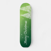Frohe Weihnachts-Skateboard Skateboard (Vorderseite)