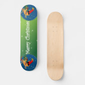 Frohe Weihnachts-Skateboard Skateboard (Vorderseite)