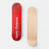 Frohe Weihnachts-Skateboard Skateboard (Vorderseite)