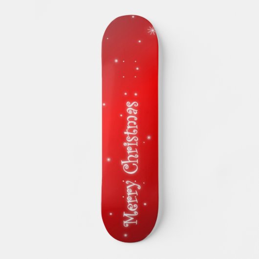 Frohe Weihnachts-Skateboard Skateboard (Vorderseite)