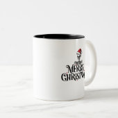 Frohe Weihnachts Skeleton Kaffee Tasse (VorderseiteRechts)