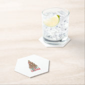 Frohe Weihnachts-Sloth-Tree Untersetzer (Vor Ort)