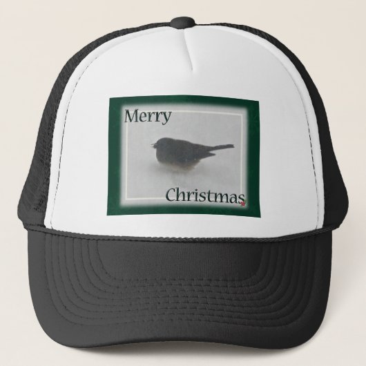 Frohe Weihnachts-Snowbird-Koordinationsaufgaben Truckerkappe (Vorderseite)