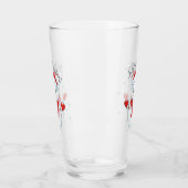 Frohe Weihnachts-Snowmen-Glas Glas (Links)