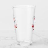Frohe Weihnachts-Snowmen-Glas Glas (Rechts)