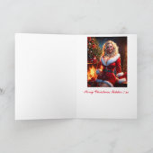 Frohe Weihnachts Soldat Anonymous Card . Karte (Innenseite)