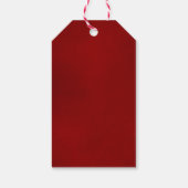 Frohe Weihnachts Sparkle Stars Foto Overlay Geschenkanhänger (Rückseite)