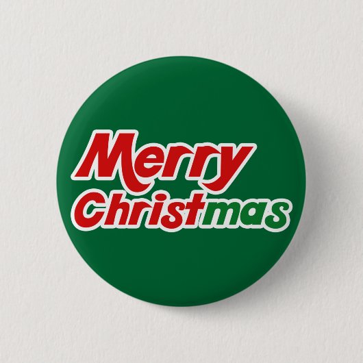 Frohe Weihnachts Spaß Flair Christliche Tasten Button (Vorderseite)