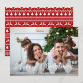 Frohe Weihnachts-Spaß-Script-Foto (Vorne/Hinten)