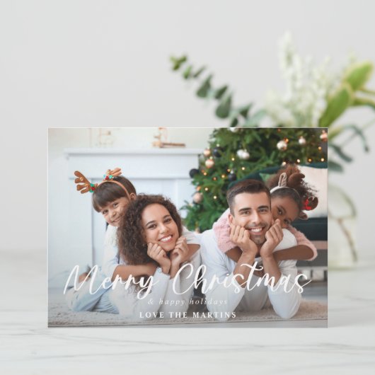 Frohe Weihnachts Spaß Script Foto HH (Stehend Vorderseite)