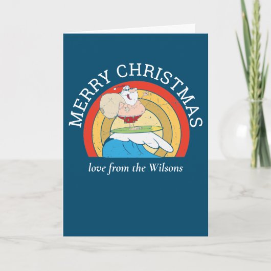 Frohe Weihnachts Spaß Sommer Karte (Vorderseite)