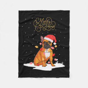 Frohe Weihnachts Spaß Weihnachten Weihnachten Fran Fleecedecke