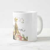 Frohe Weihnachts-Specialty-Tasse Jumbo-Tasse (Vorderseite Rechts)