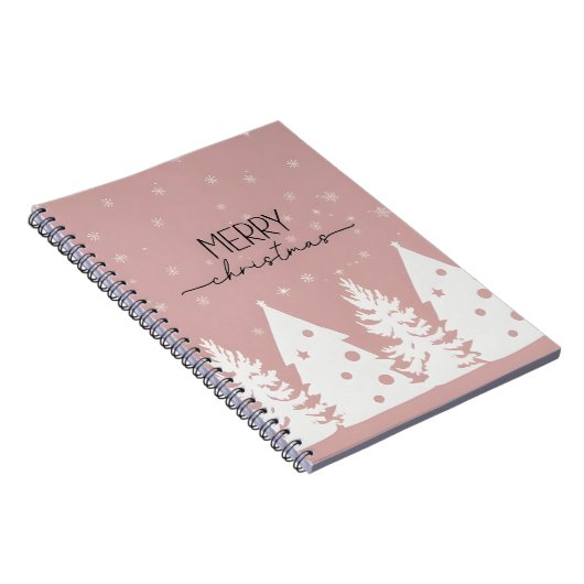 Frohe Weihnachts-Spiral-Notebook Notizblock (Rechte Seite)