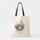 Frohe Weihnachts Spooky Gothic Ghost Tragetasche (Rückseite)