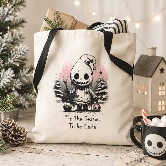 Frohe Weihnachts Spooky Gothic Ghost Tragetasche