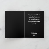 Frohe Weihnachts Spooky Gothic Karte (Innenseite)