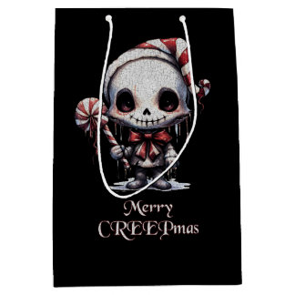 Frohe Weihnachts Spooky Gothic Mittlere Geschenktüte