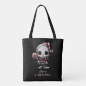 Frohe Weihnachts Spooky Gothic Tasche (Rückseite)