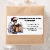 Frohe Weihnachts Spooky Skeleton Gothic (Insitu)