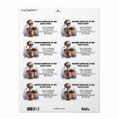 Frohe Weihnachts Spooky Skeleton Gothic (Vorne)