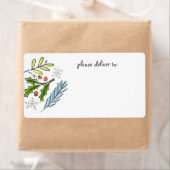 Frohe Weihnachts Spruce Boughs Blank (Insitu)