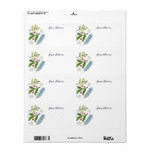 Frohe Weihnachts Spruce Boughs Blank (Vorne)