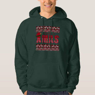 Frohe Weihnachts-Strick Trendy Elegant Hoodie
