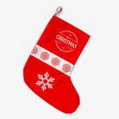 Frohe Weihnachts-Strumpf Kleiner Weihnachtsstrumpf (Vorderansicht (hängend))