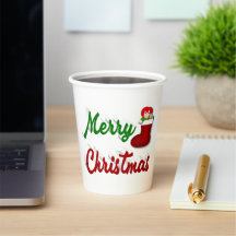 Frohe Weihnachts-Strumpf Rot-Grün-Skript