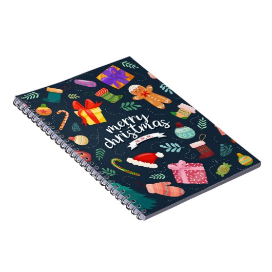Frohe Weihnachts-Stuff-Journals Notebooks Notizblock (Rechte Seite)