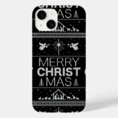Frohe Weihnachts-Sweater Elegant Religiöse Cas Case-Mate iPhone Hülle (Rückseite)