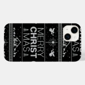 Frohe Weihnachts-Sweater Elegant Religiöse Cas Case-Mate iPhone Hülle (Rückseite (Horizontal))