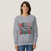 Frohe Weihnachts-Sweatshirt-Skript - Weihnachtsges Sweatshirt (Vorne ganz)