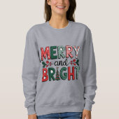Frohe Weihnachts-Sweatshirt-Skript - Weihnachtsges Sweatshirt (Vorderseite)