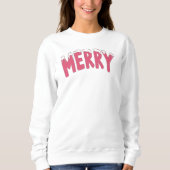 Frohe, Weihnachts-Sweatshirt, Sweatshirt (Vorderseite)