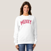 Frohe, Weihnachts-Sweatshirt, Sweatshirt (Vorne ganz)
