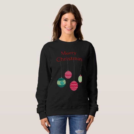 Frohe Weihnachts-Sweatshirt Sweatshirt (Vorne ganz)
