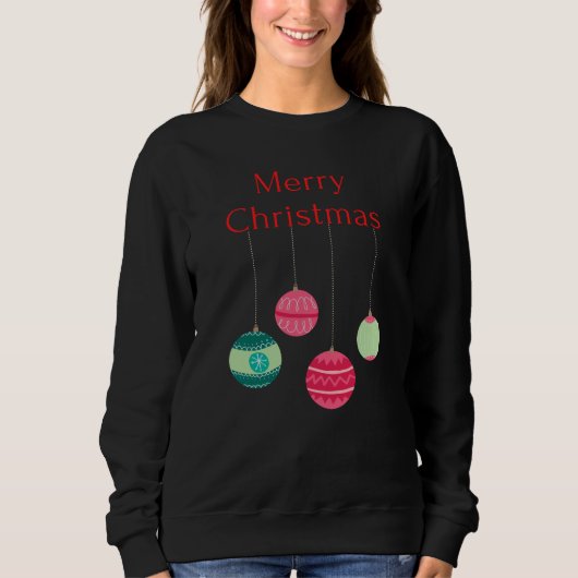 Frohe Weihnachts-Sweatshirt Sweatshirt (Vorderseite)