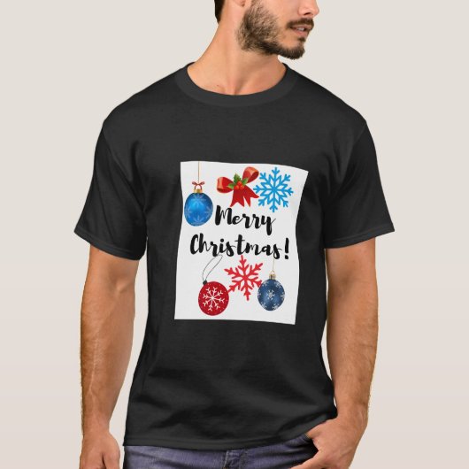 Frohe Weihnachts-T - Shirt (Vorderseite)