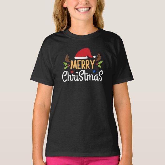 Frohe Weihnachts-T - Shirt (Vorderseite)