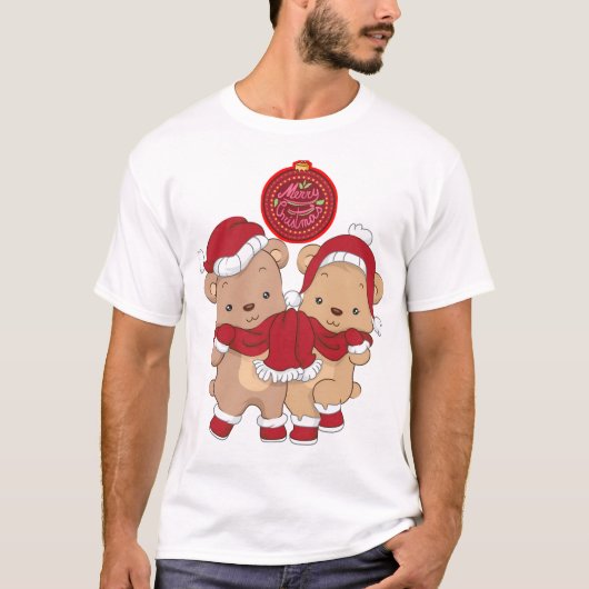 Frohe Weihnachts-T - Shirt (Vorderseite)