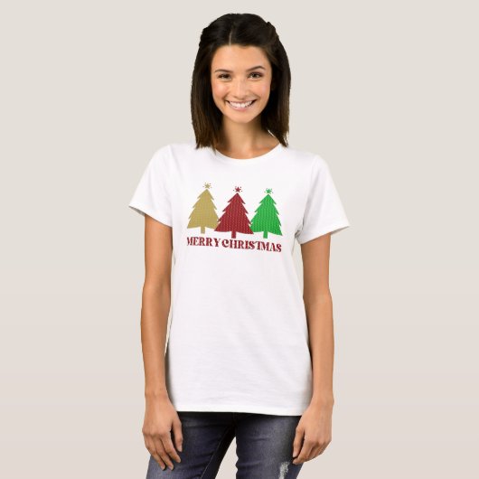 Frohe Weihnachts-T - Shirt (Vorne ganz)